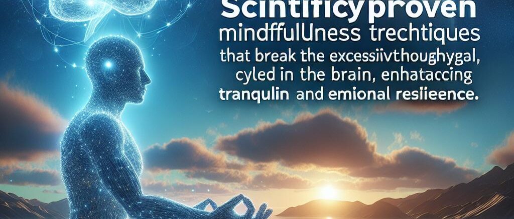 Zihin Yönetimi & Mental WellnessBeyindeki Aşırı Düşünce Döngüsünü Kıran ve Zihinsel Sakinlik, Odaklanma ile Duygusal Dayanıklılığı Artıran Bilimsel Olarak Kanıtlanmış Mindfulness Teknikleri